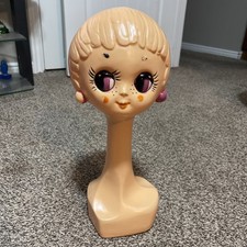 Twiggy Head Mannequin Purple