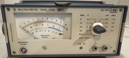 Millivoltmètre hf rohde - 📡,