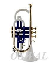 Cornet BLANC BLEU LAITON BB