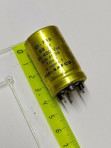 Electrolytic capacitor 68uf - electrolytic,