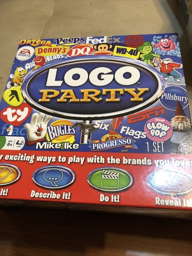 Logo party board game four - board,