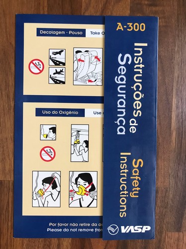 Vasp a300 safety card - safety,