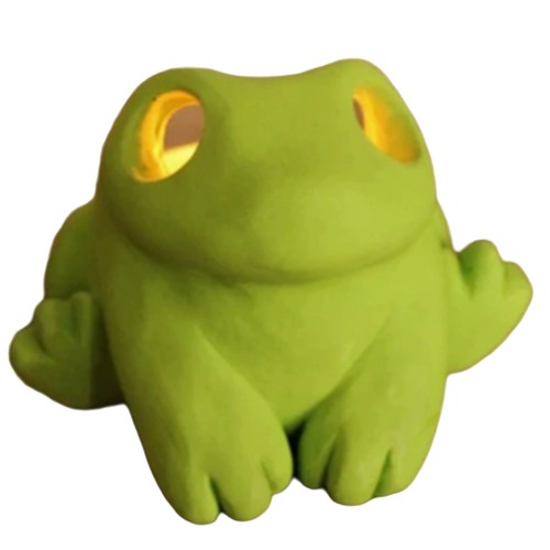 Porte bougie grenouille - grenouille,