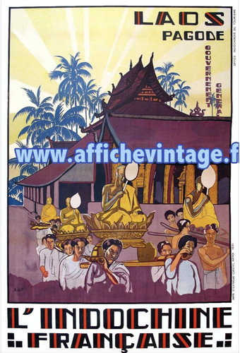 Affiche poster laos - ,