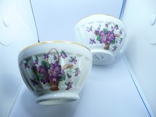 2 bols anciens en porcelaine Longchamp