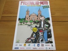 AFFICHE 1ER FESTIVAL MOTO ST DIE FRANCK MARGERIN LUCIEN 2011 VOSGES 