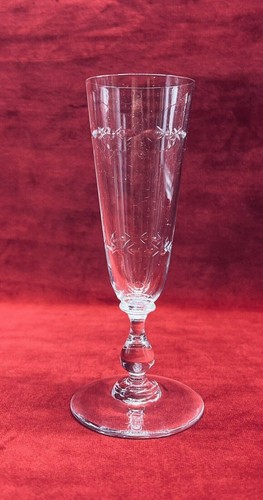 Baccarat tall fluted glass - baccarat,