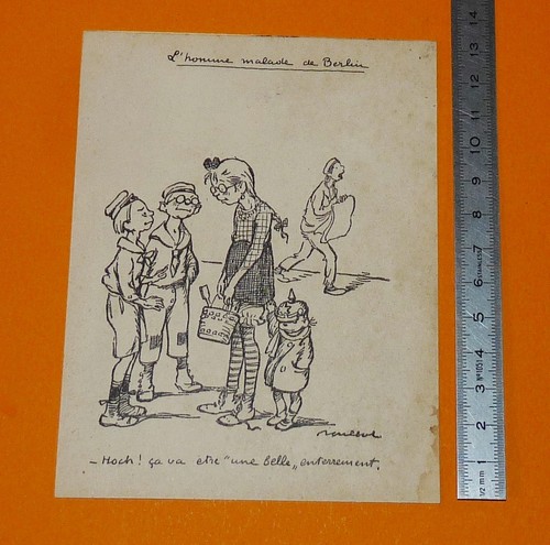 Dessin carte poulbot guerre - dessin,