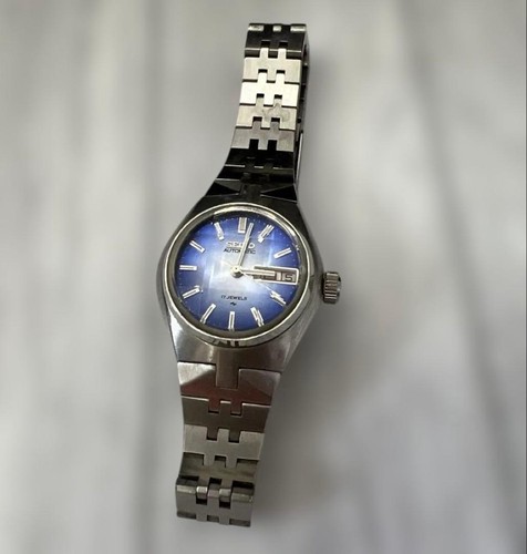 Montre femme seiko cadran bleu - seiko,