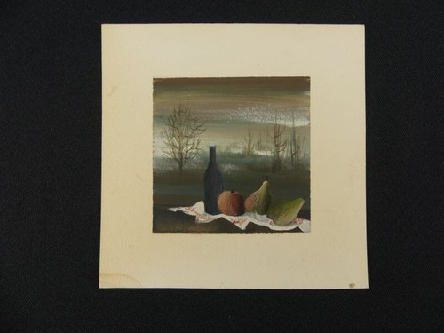 Nature morte aux fruits à - morte, et