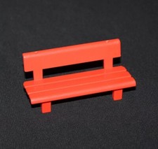 Playmobil zoo banc rouge 6634
