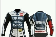 YAMAHA ENEOS Veste en Cuir de Motard Veste Motard en Cuir Veste en Cuir Moto 56