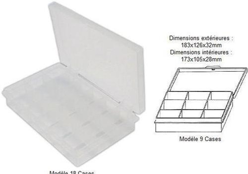 Boite cases plastique pour - boite, 9