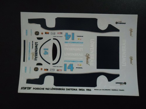 Decal porsche 962 - decal,