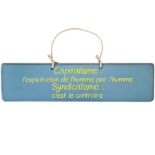 Plaque décorative en bois