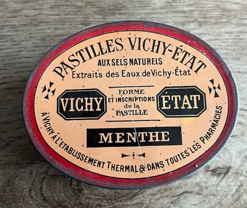 Ancienne boite publicitaire - boite,