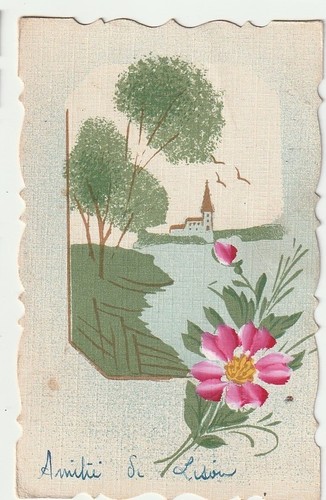Cpa normandie calvados - normandie,