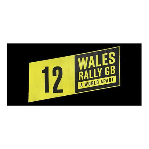 Autocollant plaque fia - fia, wrc