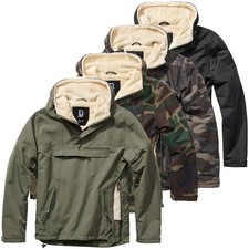 Brandit Windbreaker Sherpa Veste avec Doublure Capuchon Pluie S-5XL
