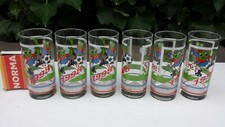 Lot de 6 verres vintages
