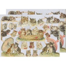 Chromo EF Découpis Chat 7415