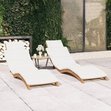 Lot de 2 Chaises Longues avec
