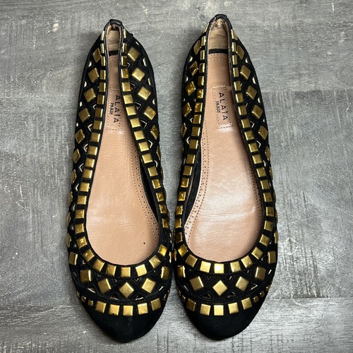 Alaia paris suede ballet - ballet, flats