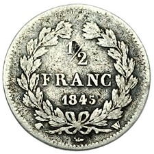 Louis Philippe 1/2 Demi Franc