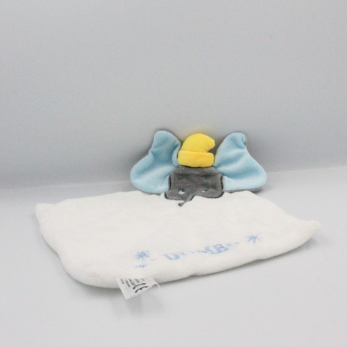 Doudou plat dumbo blanc disney - doudou,