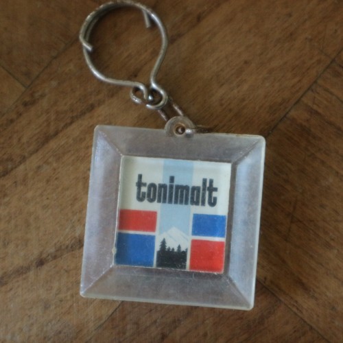 Ancien porte cle publicitaire - porte,