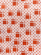 Grand coupon tissu  Vintage