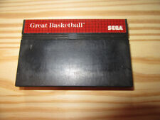 JEU MASTER SYSTEM en LOOSE Cartouche seule GREAT BASKETBALL
