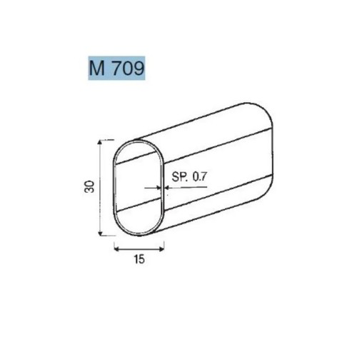Tube fer verni aluminium - fer,