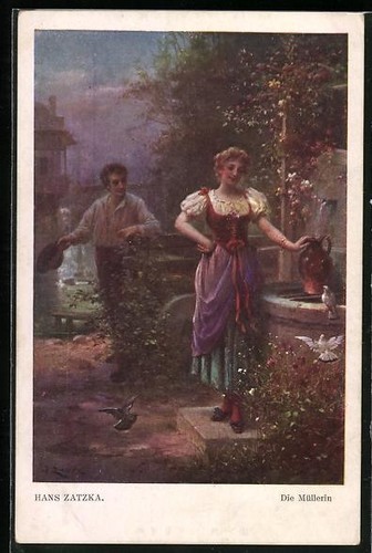 Carte postale artiste - carte, d'artiste