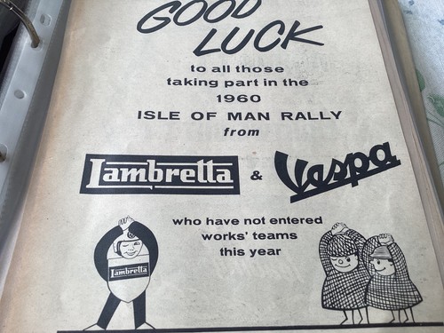 Vespa lambretta isle man - isle,