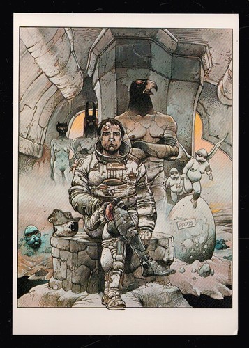 Enki bilal carte postale - enki,