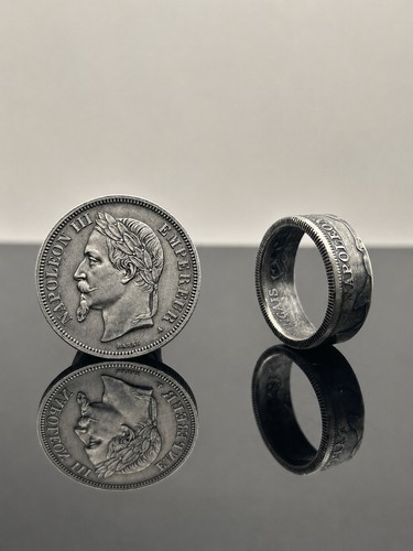 Bague pièce monnaie 2 - pièce,