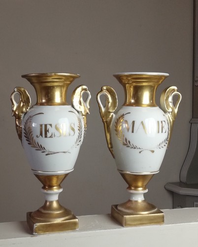 Vases mariés porcelaine - de, en