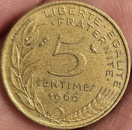 France centimes 1966 xf - 5,