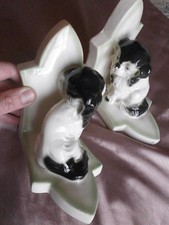 Serre-livres vintage faïence