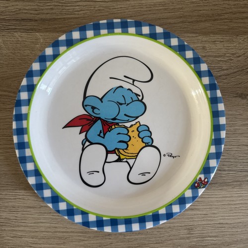Assiette schtroumpfs peyo - assiette,