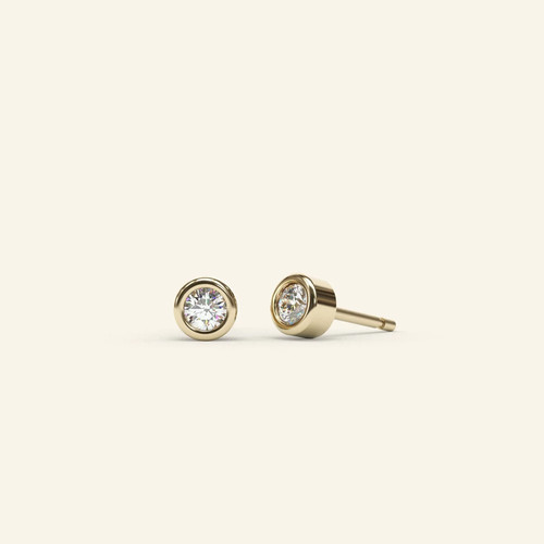 Boucles oreilles solitaire - d’oreilles,