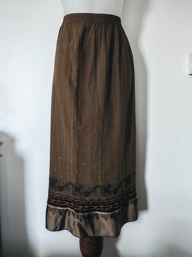 Jupe longue vintage marcel - jupe,