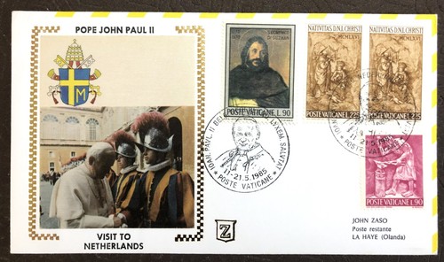 Fdc vatican pope - fdc,, vatican,