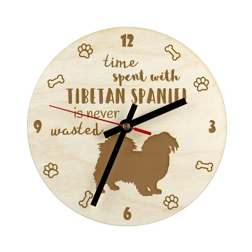 épagneul tibétain horloge - Épagneul,