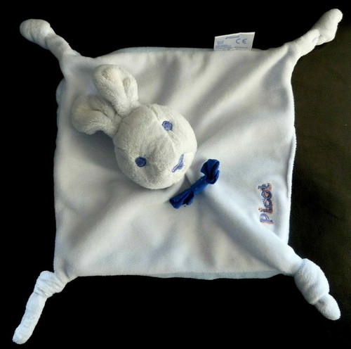 Doudou plat picot lapin - plat,