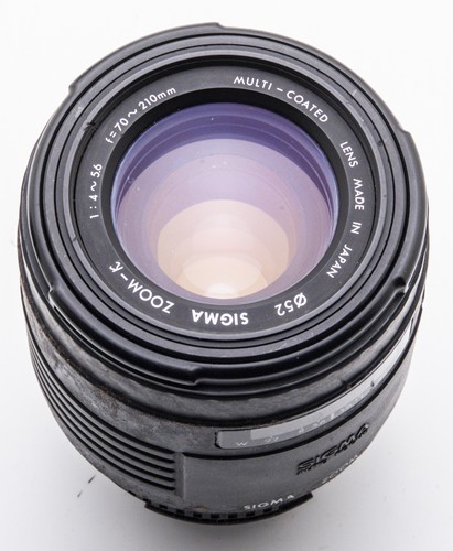 Sigma zoom 210mm - sigma, 70-210mm