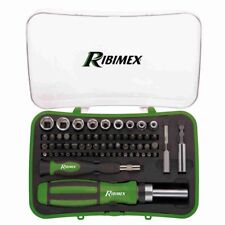 COFFRET 65 PIECES TOURNEVIS A CLIQUET + TOURNEVIS DE PRECISION + EMBOUTS