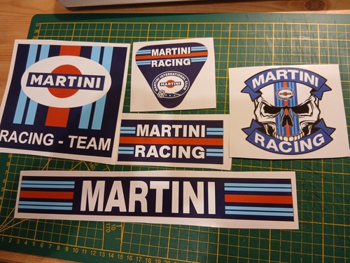 Autocollant martini racing - martini,