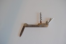 ancien couteau de poche pliant champagne Irroy Reims tire bouchon